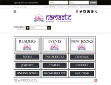 Tablet Screenshot of namastebookshop.com